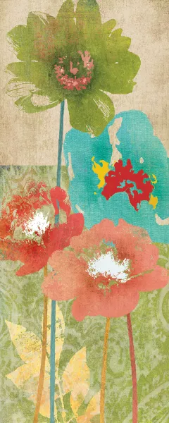 Organic Floral II by Carol Robinson Oil Painting