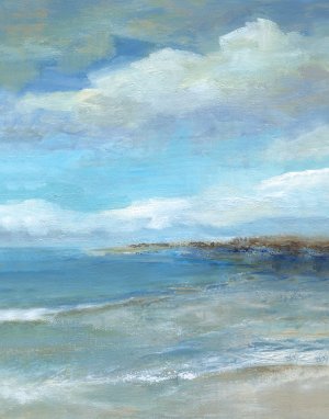 Overlapping Waves by Carol Robinson Oil Painting