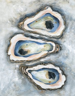 Oyster Bar II by Carol Robinson Oil Painting