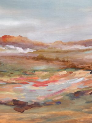 Painted Desertscape Oil painting by Carol Robinson