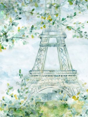 Paris Blooming by Carol Robinson Oil Painting