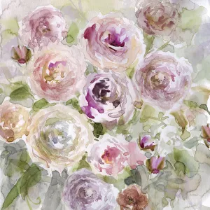 Pastel Garden by Carol Robinson Oil Painting