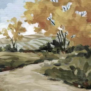 Pasture Pathway by Carol Robinson Oil Painting