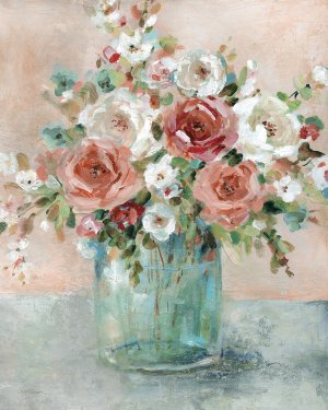 Peach Blush by Carol Robinson Oil Painting