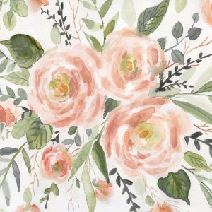 Peachy Keen II Oil painting by Carol Robinson