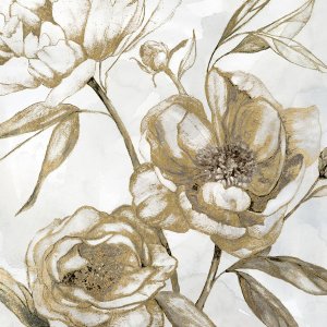 Peony Glitz II Oil painting by Carol Robinson