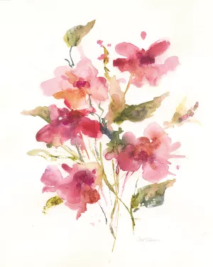 Pink Petals I by Carol Robinson Oil Painting