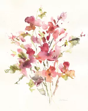 Pink Petals II by Carol Robinson Oil Painting