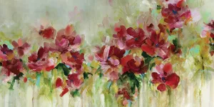 Playful Garden by Carol Robinson Oil Painting