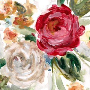 Playful Peonies II by Carol Robinson Oil Painting