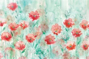 Poppies and Queen Anne by Carol Robinson Oil Painting
