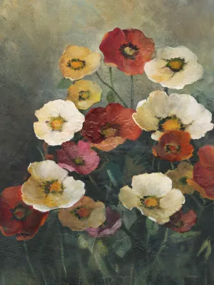 Poppies at Dawn II by Carol Robinson Oil Painting