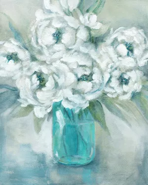 Pure Peonies by Carol Robinson Oil Painting