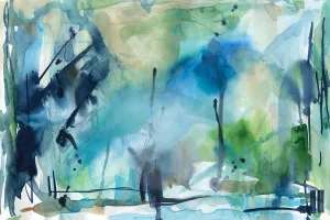 Rain in the Country by Carol Robinson Oil Painting
