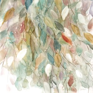Rainy Cascade by Carol Robinson Oil Painting