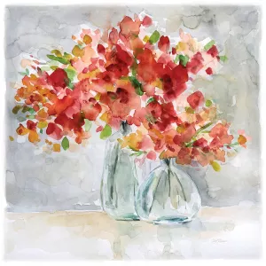 Red Arrangement by Carol Robinson Oil Painting