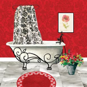 Red Luxe I by Carol Robinson Oil Painting