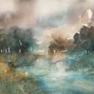 Resilient Light Oil Painting by Carol Robinson - Contemporary