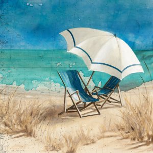 Retreat to the Beach II by Carol Robinson Oil Painting
