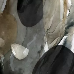 Rocky Stream I Oil Painting by Carol Robinson - Contemporary