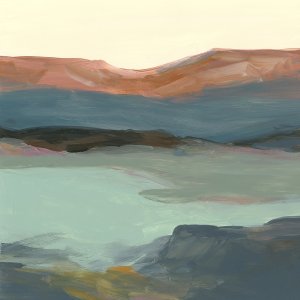 Rolling Bluffs by Carol Robinson Oil Painting