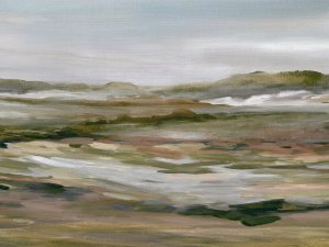 Rolling Desertscape by Carol Robinson Oil Painting