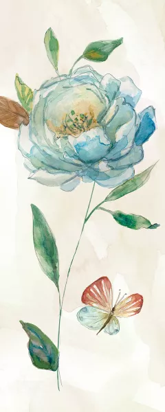 Rose Blue Wash by Carol Robinson Oil Painting