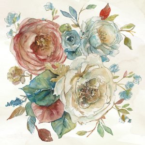Rose Garden I by Carol Robinson Oil Painting