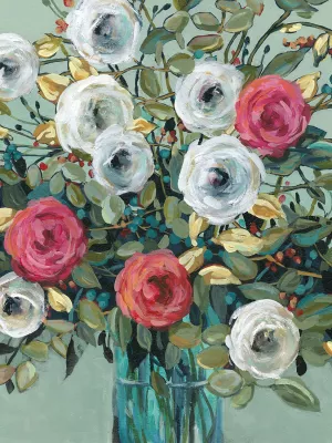 Rose Parade by Carol Robinson Oil Painting