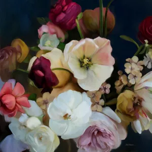 Royal Bouquet by Carol Robinson Oil Painting