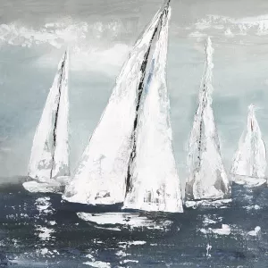 Salty Air Breeze by Carol Robinson Oil Painting