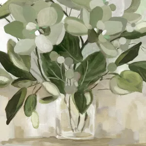 Sassy Greens I by Carol Robinson Oil Painting