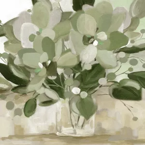 Sassy Greens II by Carol Robinson Oil Painting