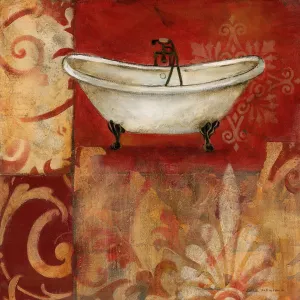 Scarlet Bath I by Carol Robinson Oil Painting