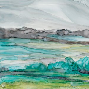 Sea of Marble I by Carol Robinson Oil Painting