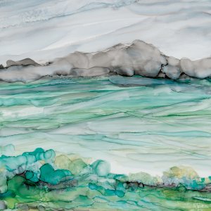 Sea of Marble II by Carol Robinson Oil Painting
