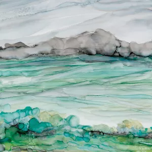 Sea of Marble II by Carol Robinson Oil Painting