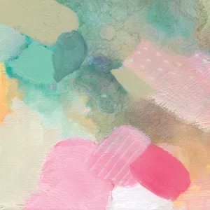 Seaglass With Pastels III by Carol Robinson Oil Painting