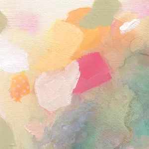 Seaglass With Pastels IV by Carol Robinson Oil Painting