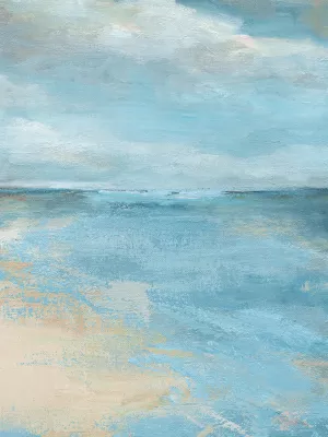 Seaside Perfection Oil Painting by Carol Robinson - Contemporary