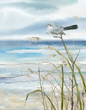 Seaside Rest II by Carol Robinson Oil Painting