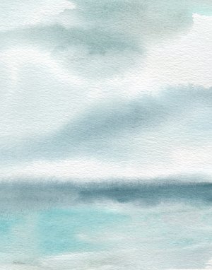 Seaside Sanctuary II by Carol Robinson Oil Painting