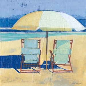 Seating For II by Carol Robinson Oil Painting