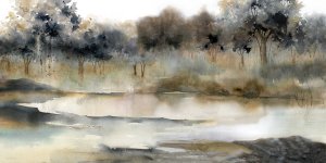 Serene River by Carol Robinson Oil Painting