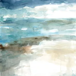 Shimmerying Sea and Shore by Carol Robinson Oil Painting