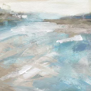 Shining Sea I Oil Painting by Carol Robinson - Contemporary