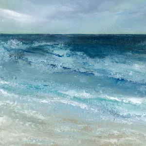 Shore Tempest by Carol Robinson Oil Painting
