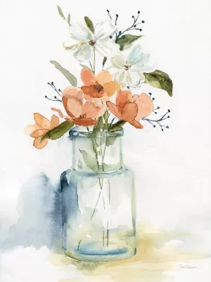 Simple Blossoms I by Carol Robinson Oil Painting