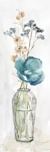 Simply Blue I by Carol Robinson Oil Painting