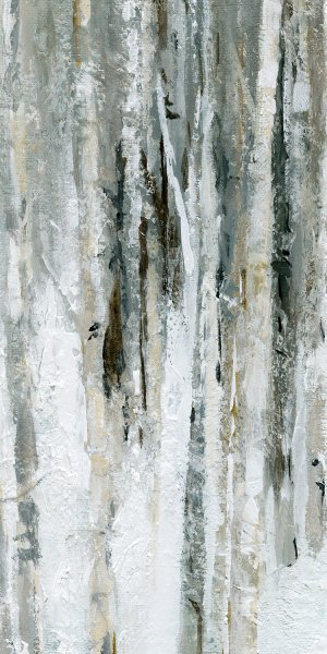 Snowy Birch I by Carol Robinson Oil Painting